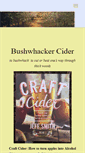Mobile Screenshot of bushwhackercider.com